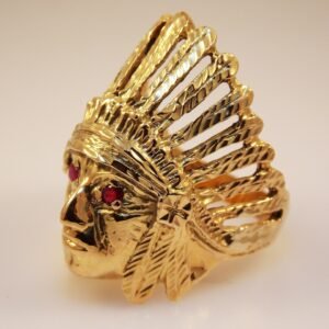 Gold commissioned Ring Ruby