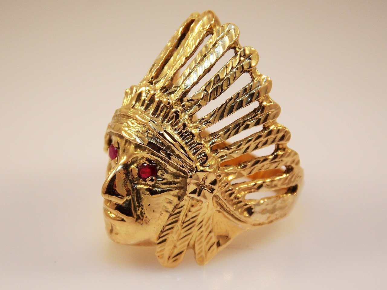 Gold commissioned Ring Ruby